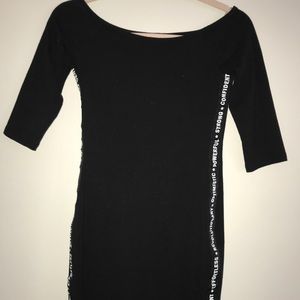 Black body Cohn dress size small (never worn)